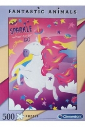 Puzzle 500: Fantastic Animals - Jednorożec (35066)