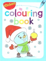 Colouring book z naklejkami. Zima - Praca zbiorowa
