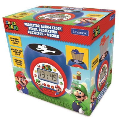 <img src='https://webimage.pl/pics/667/3/d3380743083667.jpg' style='height:440px' /> Budzik cyfrowy Super Mario z projektorem i timerem RL977NI