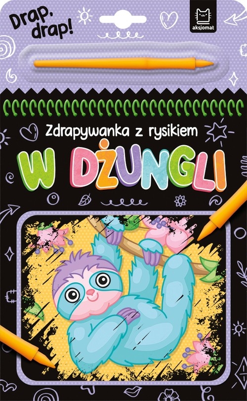 W dżungli Zdrapywanka z rysikiem