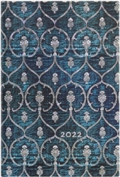 Kalendarz książkowy mini 2022 12M Blue Velvet
