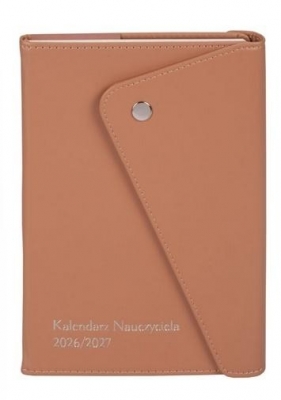 Kalendarz Nauczyciela 2026/27 A5 Brązowy zapinany