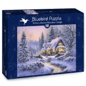 Bluebird Puzzle 500: Piękna chatka w zimie (70066)