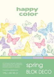 Happy Color, Blok A4, 20k Deco - Spring