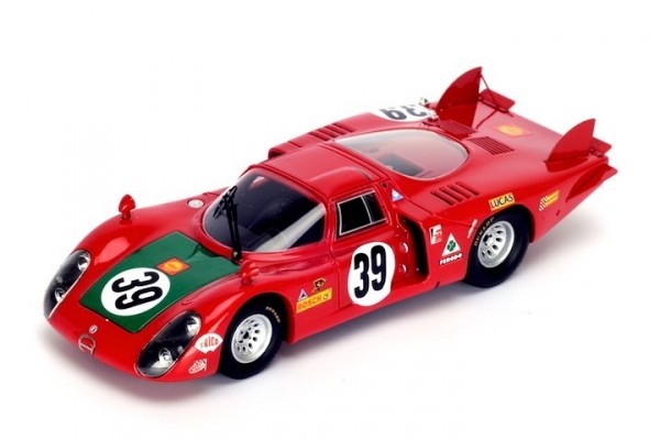 Alfa Romeo 33/2 #39 Giunti/N. Galli  4th 24hrs Le Mans 1968 (S4366)