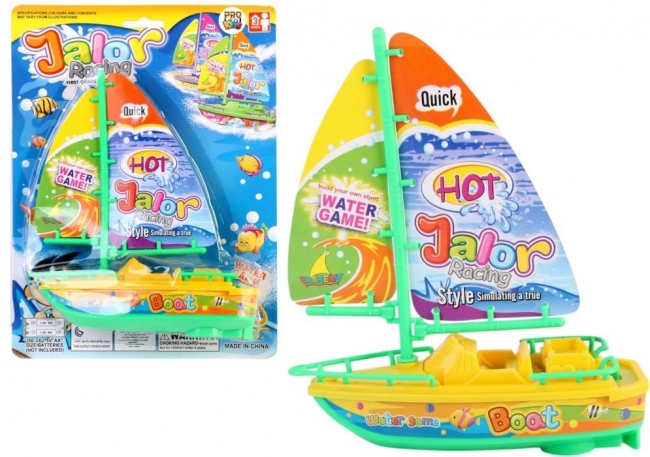 Łódź żaglowa na baterie