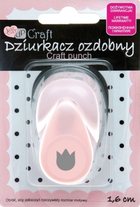 Dziurkacz ozdobny 1,6cm tulipan 4 (JCDZ-105B-S43) - JCDZ-105B-S43