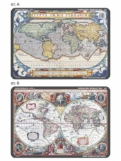 Podkładka edu. 065 - Mapy świata z XVI i XVIIw.