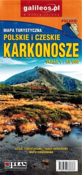 Polskie i Czeskie Karkonosze 1:25 000 Mapa turystyczna - Opracowanie zbiorowe