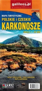 Polskie i Czeskie Karkonosze 1:25 000 Mapa turystyczna - Opracowanie zbiorowe