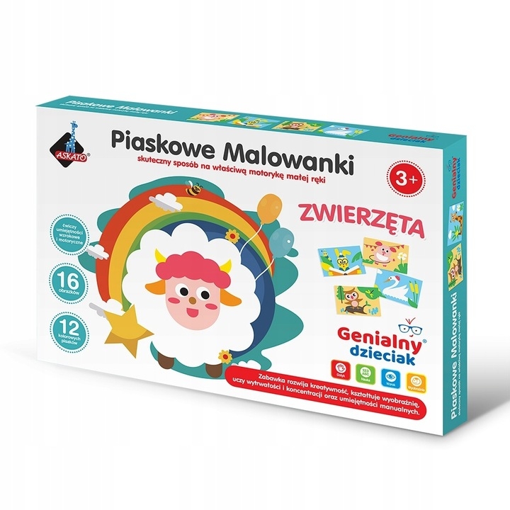 Genialny Dzieciak, Piaskowa wyklejanka – Zwierzątka