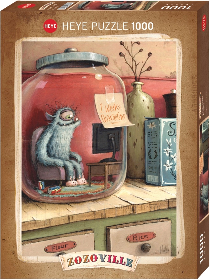 Heye, Puzzle 1000: Zozoville - Dwa tygodnie kwarantanny (29966)