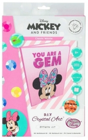 Craft Buddy Crystal Art Myszka Minnie notes, Zestaw kreatywny