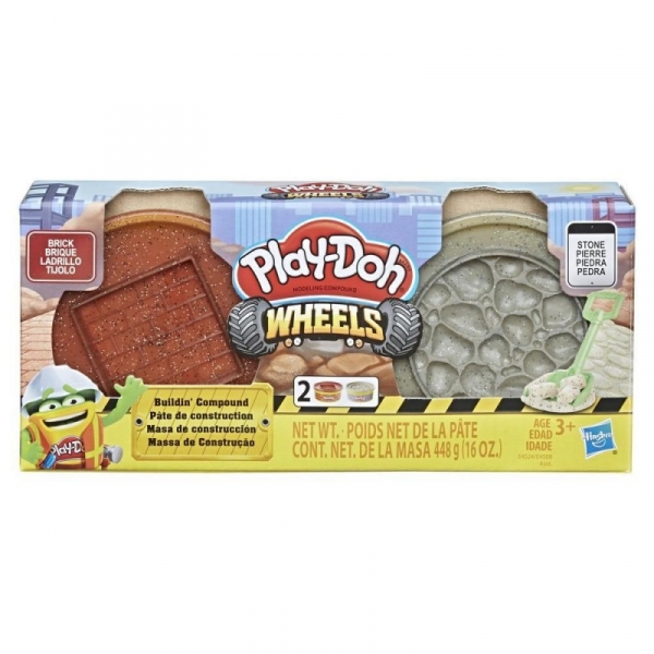 Masa plastyczna Play-Doh Wheels Cegły i kamienie (E4508/E4524)