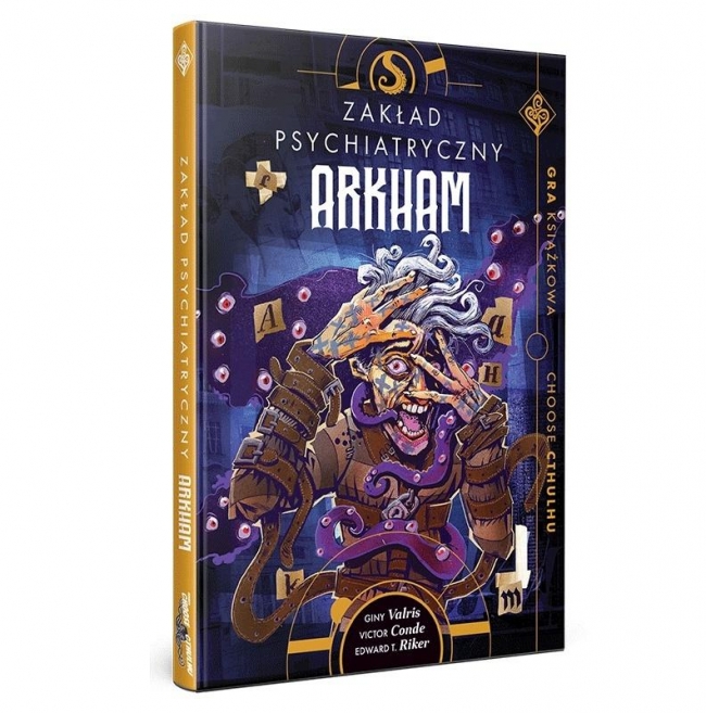 <img src='https://webimage.pl/pics/669/0/d9788368940008.jpg' style='height:440px' /> Choose Cthulhu -Zakład Psychiatryczny Arkham (2ed)