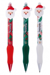 Colorino, Długopis wymazywalny automatyczny Grip - Xmas, 1 szt (01669PTR)