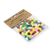 Dekoracje pompony 1cm 120szt