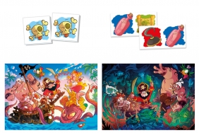Puzzle SuperKit 2x30+Memo+Domino: Ahoy Pirates! (20266)