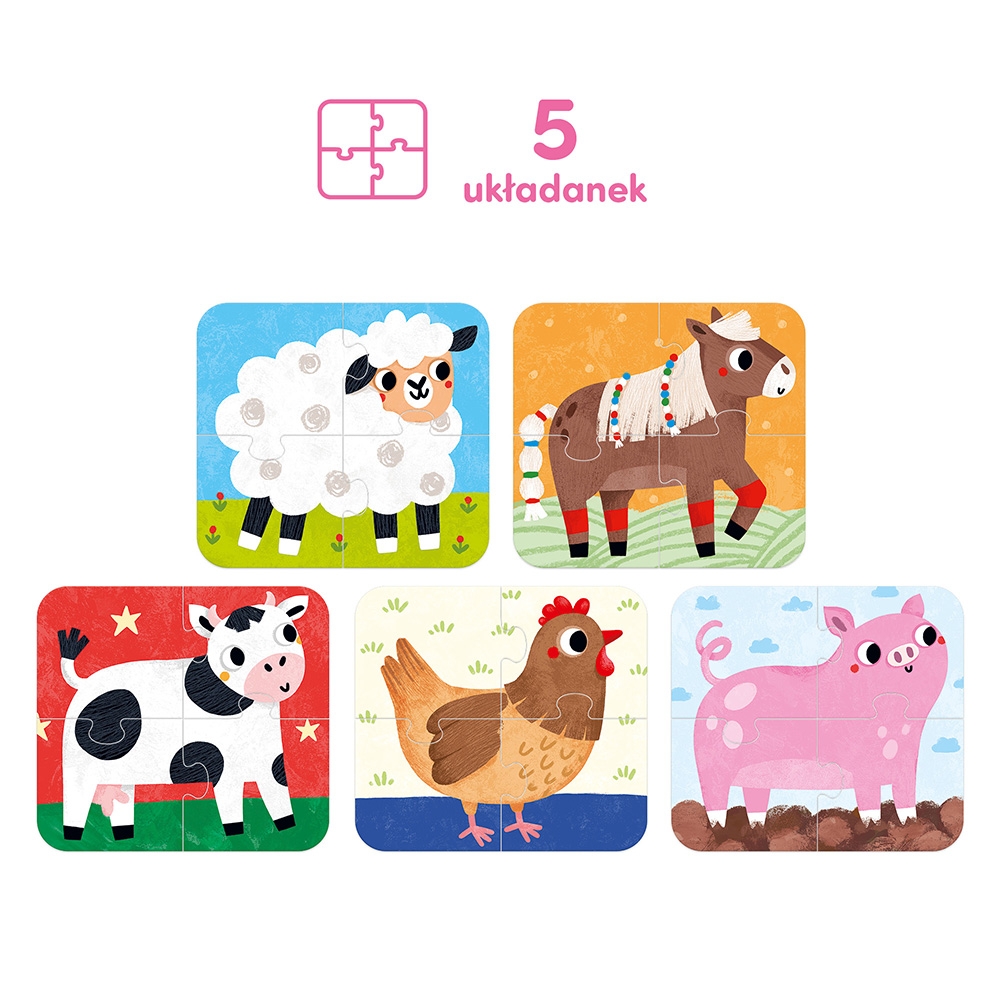 Czuczu: Układam Zwierzątka dla dzieci 2+