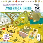 Kapitan Nauka. Puzzle obserwacyjne 54: Zwierzeta dzikie - Opracowanie zbiorowe