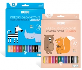 Kredki ołówkowe Jumbo BB Kids 12 kolorów, 1 op.