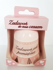 Dzwonek ceramiczny Zadzwoń jeśli pamiętasz