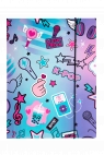 Coolpack, Teczka kartonowa A4 z gumką - K-Pop Rainbow