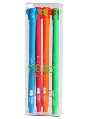 Długopis żelowy HappyColor Feelingi Elephant 4szt