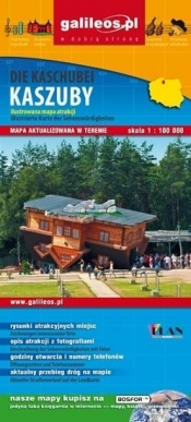 Mapa atrakcji tur. - Kaszuby w.niemiecka 1:100 000 - Opracowanie zbiorowe