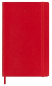 Kalendarz 2023 dzienny 12ML miękka scarlet red