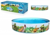 BESTWAY Basen rozporowy Dinozaury 2,44m x 0,46m (55001)