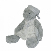 Miś Popielek 28 cm w sukience (4718a)