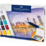 Farby akwarelowe CS w kostkach - 36 kol. Plastikowe opakowanie Faber-Castell