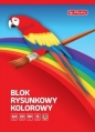 Blok rysunkowy A4/20k, 80g, 15 kolorów (9583675)