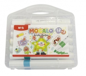 Marker akrylowy 12+2 kolory M&G