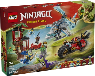 LEGO Ninjago bitwa Ninja domek na drzewie z pojazdami 71857