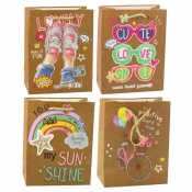 Torbka prezentowa 23x18x10,5cm MIX