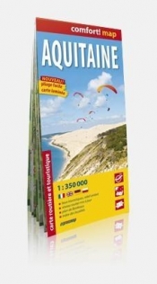 Comfort!map Akwitania (Aquitaine) 1:350 000 - Opracowanie zbiorowe