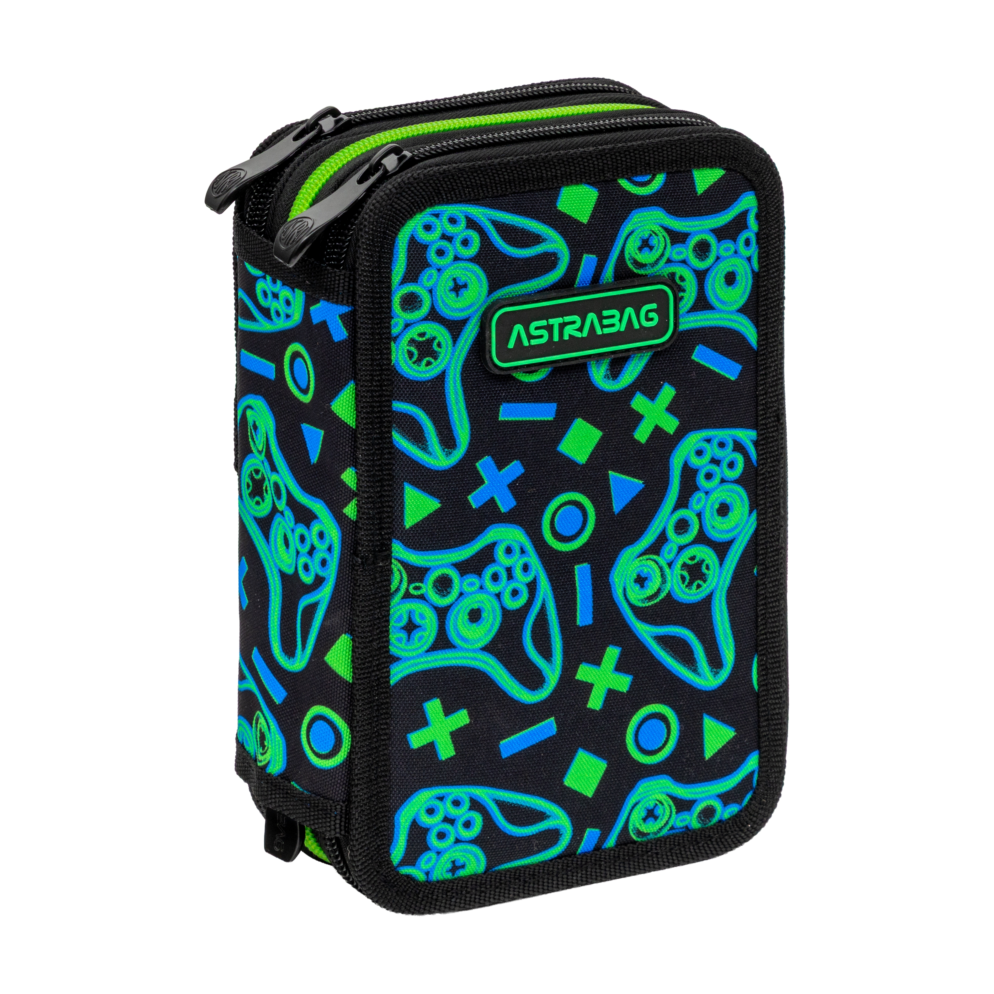 Astrabag, Piórnik Jumbo potrójny z wyposażeniem - Game On, AC31