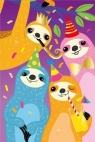  Karnet Uniwersalny - Colourful Sloths