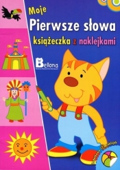 Moje pierwsze słowa. Książeczka z naklejkami. Kotek - Opracowanie zbiorowe