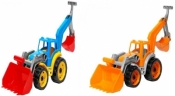 TechnoK, Traktor z elementami spycharki i koparki (3671) (mix kolorów)