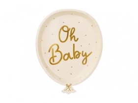 Talerzyki Oh baby 17.5x22cm 6szt