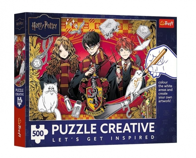 Puzzle 500 Potęga Gryffindoru TREFL