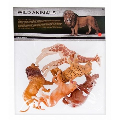 Figurki dzikie zwierzęta 5 szt(454712)