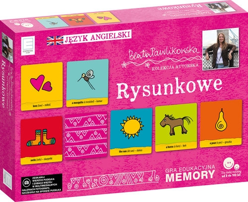 Edukacyjne memory językowe rysunkowe