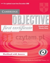 Objective First Certificate 2nd ed. WB w/ans
