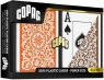 Karty COPAG Elite Orange Brown Double Poker Jumbo (04082)od 14 lat