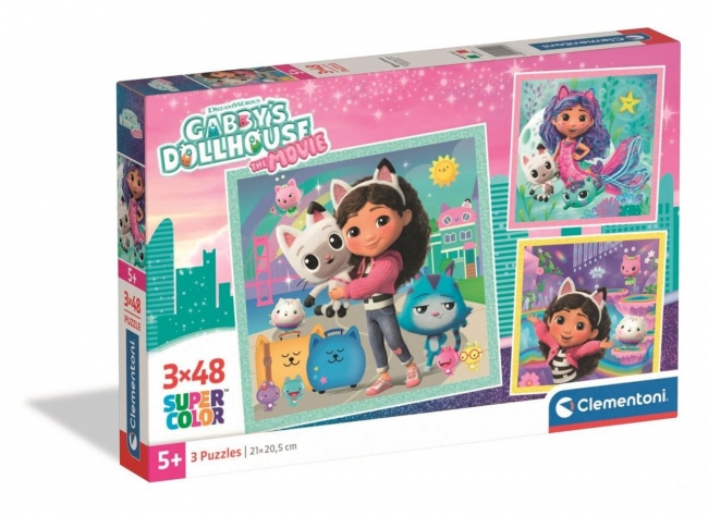 Puzzle 3x48 Gabbys Dollhouse: The Movie