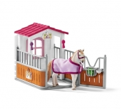 Zagroda dla koni z klaczą luzytańską - Schleich (42368)